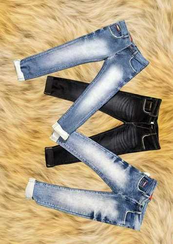 Denim Fancy Washed Basic Jeans