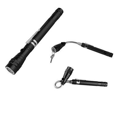 LNT014 Crystal Clear Brightness Metal Extendable Torch