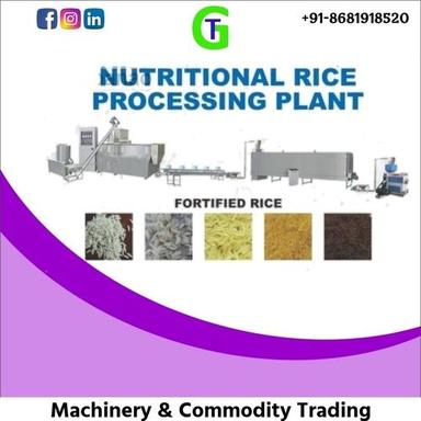 Fortified Rice Processing Machinery Capacity: 450 Kg/Hr