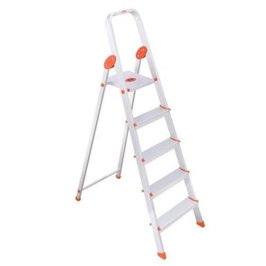 Domestic Folding 5 Step Portable Aluminium Baby Ladder Size: As Per Availability Or Order