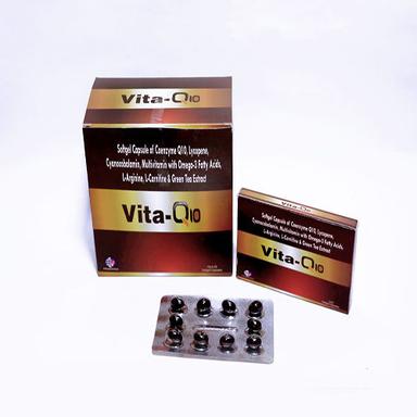 Tablets Vita Q 5G Softgel Capsule Of Omega 3 Fatty Acid L Glutathione Ginkgo Biloba Green Tea Extract Garlic Extract Grap Seed Extract Amino