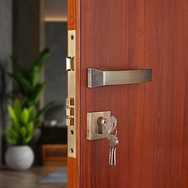Silver Mortise Door Lock Handle Set Mortise Lock With Brass Lock
