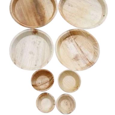 Eco-Friendly Disposable Food Grade Safe Areca Leaf Plates And Bowls