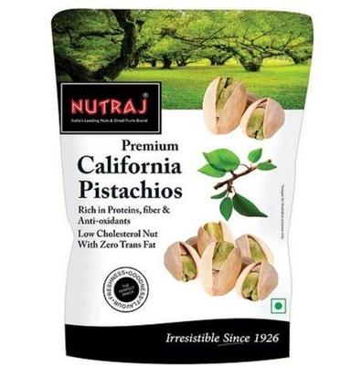 Organic Nutraj Ready To Eat Whole California Roasted And Salted Pistachios (250G Pack)