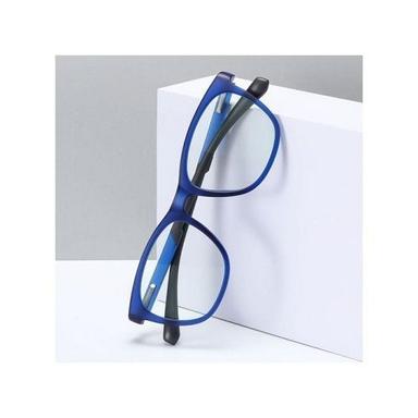 Pc Blue Color Frame Square Shape Light Blocking Glasses Optical Spectacles