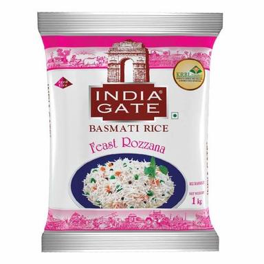 India Gate A Grade White Long Grain Basmati Rice With Net Weight 1Kg Admixture (%): 5%