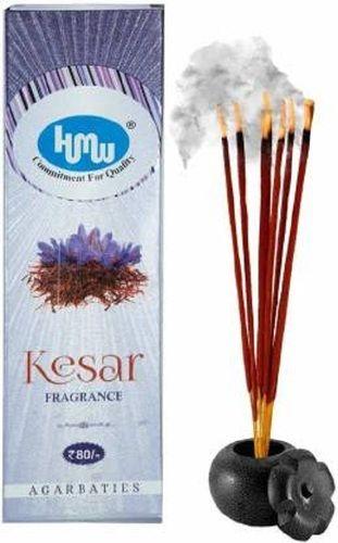 Black High Kesar Aroma 8 Inch Agarbatti Incense Sticks (5 Minutes Burning Time)