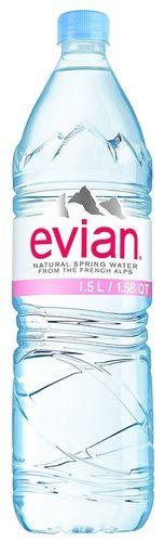 100% Fresh And Pure Evian Natural Spring Mineral Hydrating Water 1.5 Litre Bottle