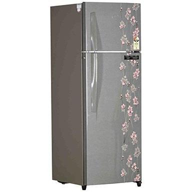 White Stainless Steel Grey Color Double Door Refrigerator For Keep Food Cold, Fresh And Safe