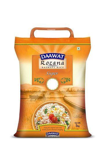 Daawat Rozana Super Basmati Rice With Rich Aroma And Original Taste, 5 Kg Admixture (%): 5%