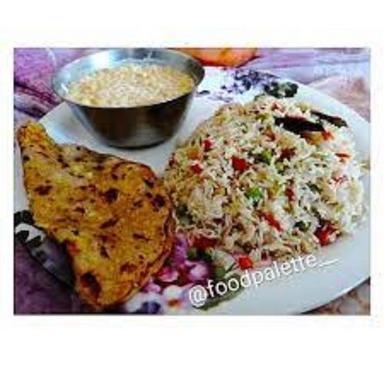 100 Percent Tasty And Delicious With Mouth Watering Taste Veg Fried Rice And Parathe With Vegetables Usage: Eating