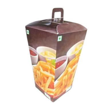 Paper Customized French Fry Packaging Box Pack Of 100 Pieces