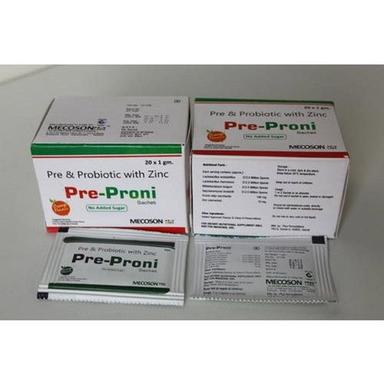 Pre-Proni Pre And Probiotic With Zinc Medicines, 20X1 Gm Medicine Raw Materials