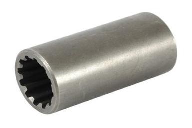 Polished Hot Rolled Mild Steel Spline Bushings For Tractor Use, Length 8 Inch