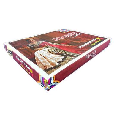 Glossy Lamination Printed Saree Packaging Box Pack Of 100 Pieces