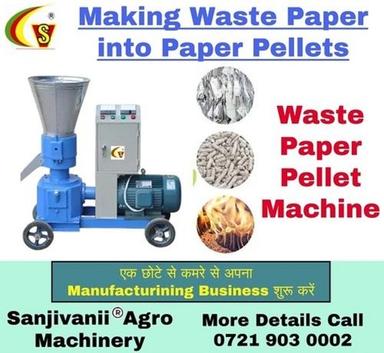 Portable Wheel Mounted Waste Paper Pellet Making Machine