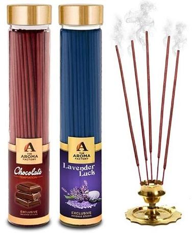 100% Eco-Friendly Floral Fragrance Multicolored Bamboo Incense Stick, 9-Inch Burning Time: 20 Minutes