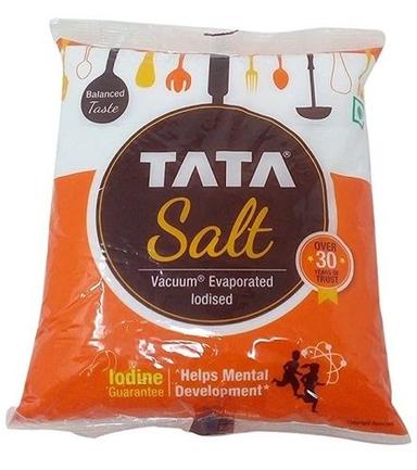 White Hygienically Packed Natural Taste 15% Sodium Contrasted Salt Iodized Tata Salt Additives: Water