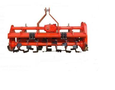 Orange 36 Blades 6 Feet Width Multi Speed Mild Steel Tractor Rotavator 