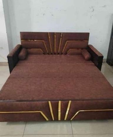 Handmade Brown Color And King Size Wooden Bed For Bedroom