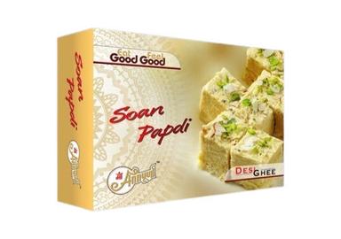 Sweet Perfectly Hand Made Delicious Pure Desi Ghee Soan Papdi 