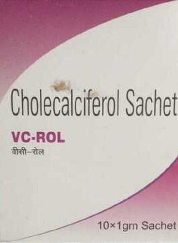 Cholecalciferol Sachet, Pack Of 10 A  1Gm Sachet Shelf Life: 1 Years