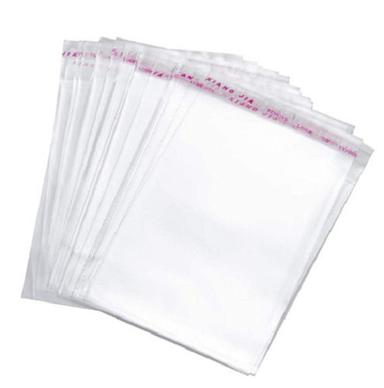 Biodegradable 9X15 Inches Transparent Recyclable And Water Proof Bopp Plain Plastic Bags