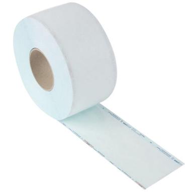 Smooth Sky Blue Round Sterilization Paper Rolls With 55 Meter Length