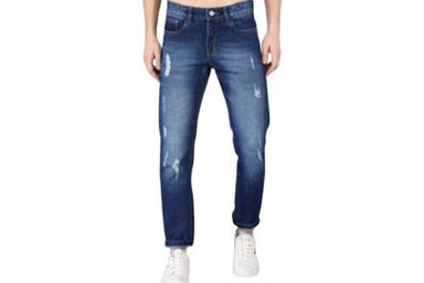 Blue Faded Denim Mens Slim Jeans With 36 Inch Length And 28 Inch Waist Age Group: >16 Years