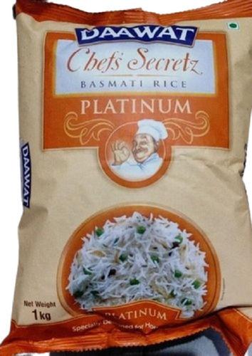 Daawat Chef Secret Long Grain Basmati Rice, Packaging Size 1 Kg Bag For Cooking Purpose Admixture (%): 2%
