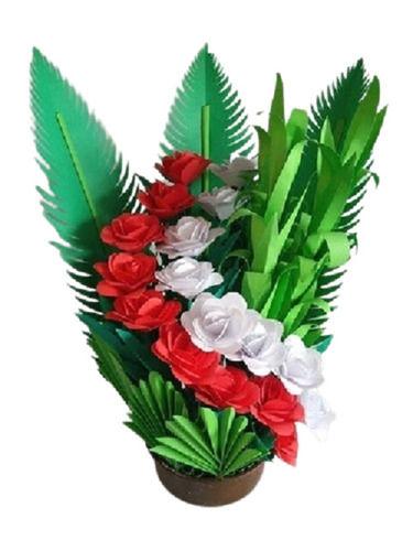 Rust Proof Decorative Made Of Plastic Artificial Flower Bouquet For Birthday And Anniversary Gift
