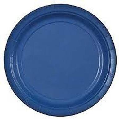 Round Disposable Blue Meal Sugarcane Bagasse Plate 12 Inch, Pack Of 50