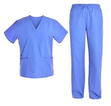 Sky Blue 4.5 Foot Long Non Woven Recyclable And Disposable Sterilized Surgical Ot Gowns