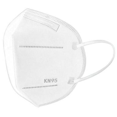 White 5 Layered Protection Reusable And Comfortable Plain Non Woven Kn95 Face Mask