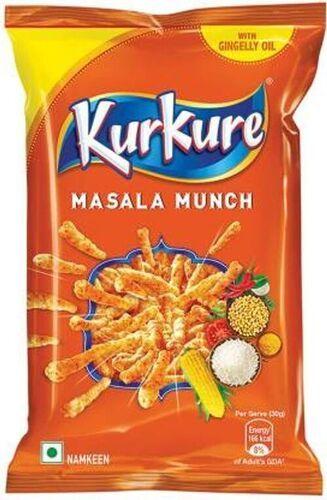 Crunchy & Crispy Fried Process Traditional Flavour Kurkure Munch Masala 