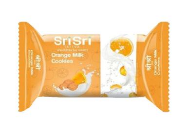 Pack Of 12 Piece Round Crispy Sweet Taste Sri Sri Orange Milk Cookies Fat Content (%): 5 Grams (G)