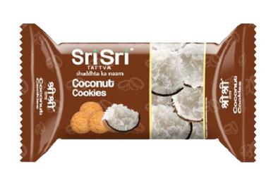 Low-Fat Pack Of 60 Gram Crispy Sweet Taste Sri Sri Tattva Coconut Cookies