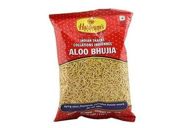Spicy Mint Flavored Extruded Potato Snack Haldirams Namkeen Aloo Bhujia Carbohydrate: 12.73 Grams (G)