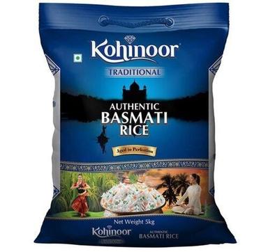 Long Grain Non-Sticky And Fluffy Texture White Kohinoor Basmati Rice,5kg