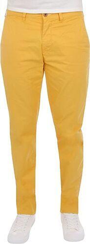 Silk Comfortable And Long Lasting Mens Yellow Trousers