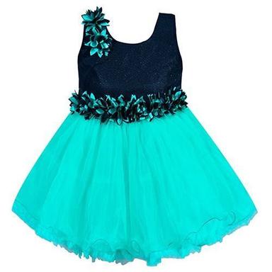 Knee Length Tiffany Designer Baby Girls Frock Age Group: 6-8