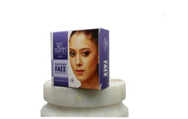 White Pure Ayurvedic 25 Grams Packaging Size Saffron Face Soap