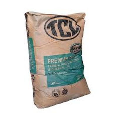 Grey Concrete Construction Cement Bag With 50 Kg Plastic Bag Packed 