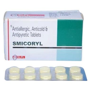 Allergic Anti Cold Antipyretic Tablets, 10x10 Tablets