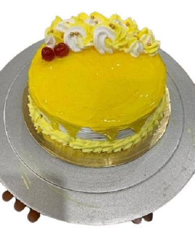 Ball Sweet Delicious Taste Hygienically Prepared And Mouth Watering Round Mango Cake