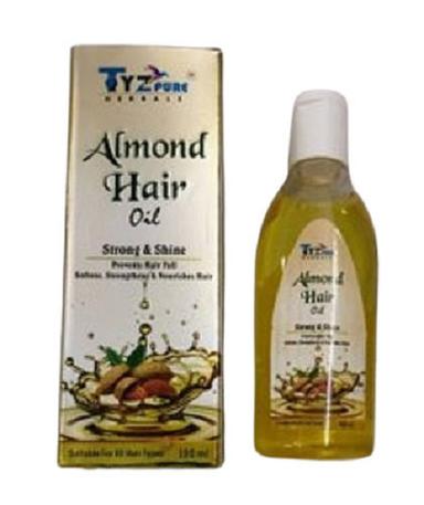 Yellow Tyzpure Herbals Nourishing Non-Greasy Almond Hair Oil For Women