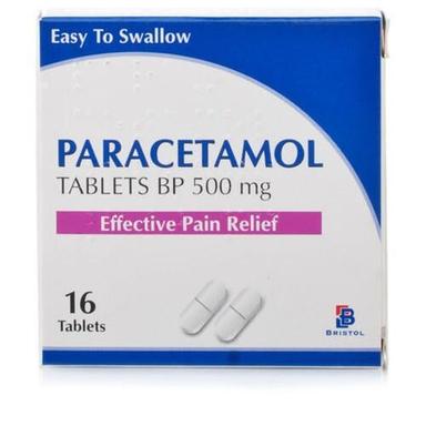 Effective Pain Relief Paracetamol Tablet Bp 500 Mg (16 Tablets) Age Group: Suitable For All Ages