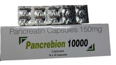 Pancreatin Minimicrospheres Capsules, 10X10 Capsule General Medicines