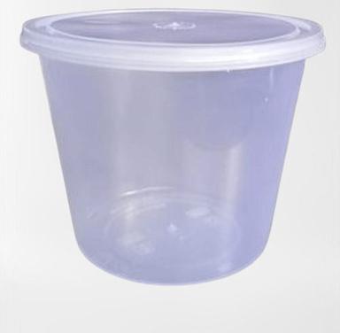 White Disposable Plastic Quality Product 750 Ml Transparent Airtight Food Container 