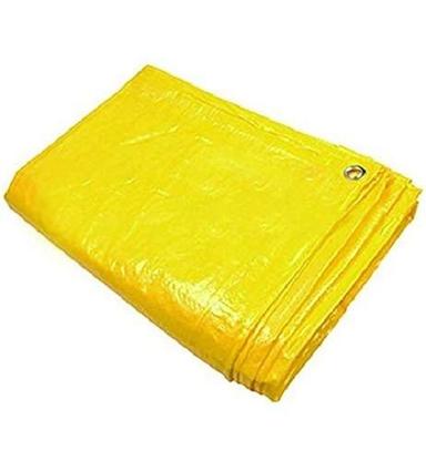 Water Resistant Lightweight Strong And Durable Yellow Plastic Tarpaulin Design Type: Standard